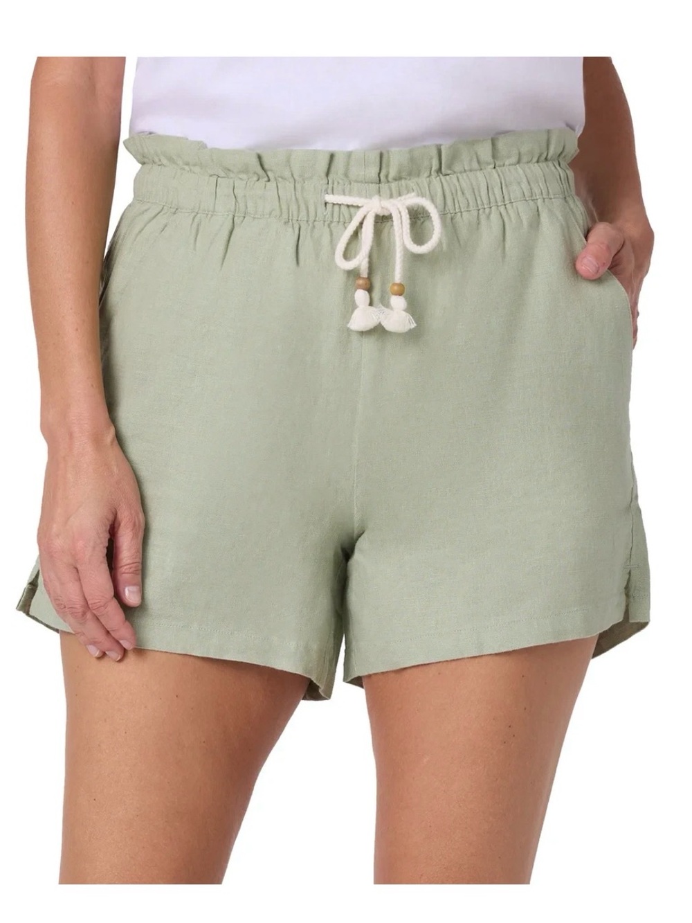 Hang Ten Women's Linen Blend Short